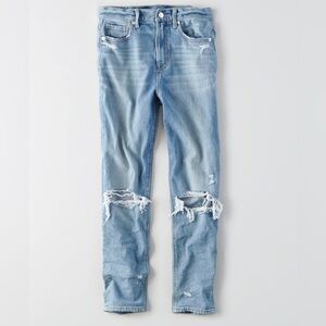 AE Ripped Mom Jean | Cool Classic | 8 Long